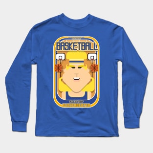 Basketball Blue Gold - Alleyoop Buzzerbeater - Hazel version Long Sleeve T-Shirt